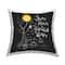 Stupell Industries Boos Hisses Ghoulish Wishes Halloween Throw Pillow